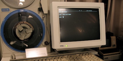 Floppy Disks waren damals nur *in* den Rechnern zu finden.