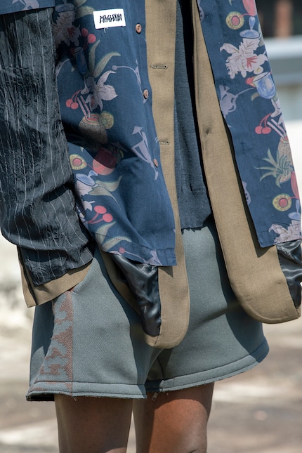 Een ontspannen korte shorts look.
