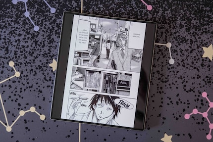 Ik lees graag manga op het grote scherm.