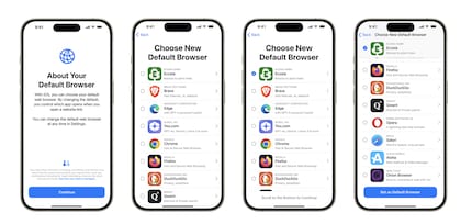 The browser selection already exists. In future, however, it will contain additional information.
