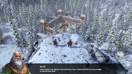 De Vikingen spreken Engels met een Schots accent in de cutscenes. Het past, zolang het maar op de een of andere manier Scandinavisch klinkt.