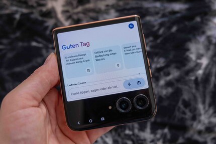 Gemini kan op het externe beeldscherm worden gebruikt voor allerlei vragen en taken.
