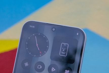De hogere resolutie van de frontcamera is niet te zien.