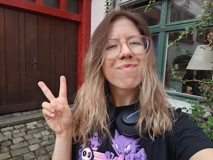 Een selfie met de binnencamera...