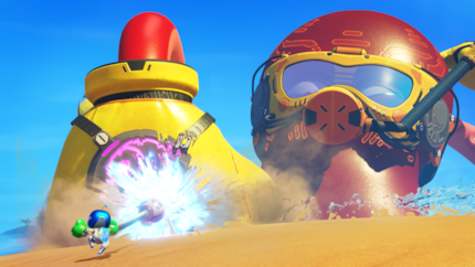 Boss battles have exciting game mechanics and look damn impressive.