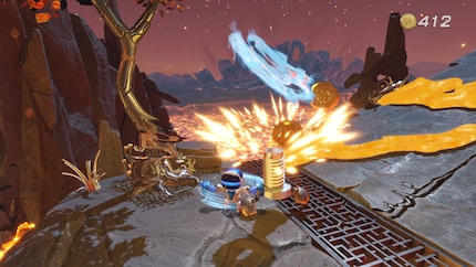 Blowing enemies’ heads off.