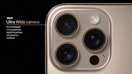 De grootste upgrade zit in de ultra-groothoekcamera van het Pro-model.