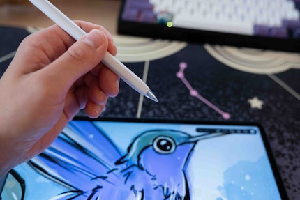 Für das MatePad gibt es auch einen Stylus, der verschiedene Druckstufen erkennt.