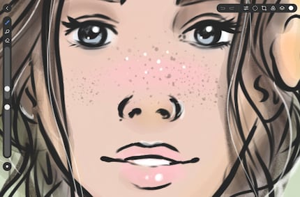 Feine Details kann der Stylus von Huawei nicht mit jedem Pinsel gleich gut und ich schaffe mit Effektpinseln Abhilfe.