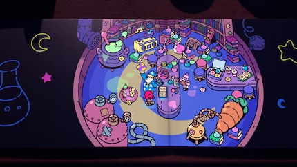 Wanneer Moonbeard aan het begin staat, laat het spel een vette beat vallen.