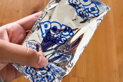 Sympathieke spreuken sieren de verpakking van de Pop Tarts. 