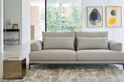 Mirrored furniture appears almost transparent depending on the perspective, which makes rooms appear larger.