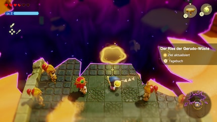 Scheuren naar nergens verschijnen overal in Hyrule - ook in de Gerudo-woestijn.