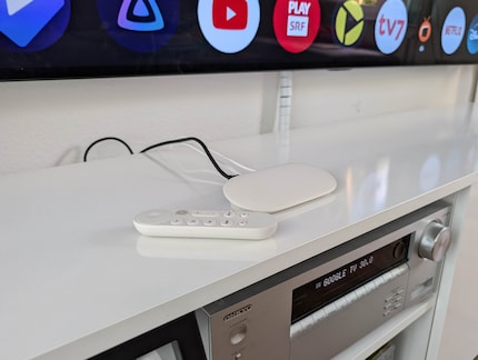 The interplay between Google Streamer, receiver and TV usually works perfectly. Only rarely are there some hiccups.