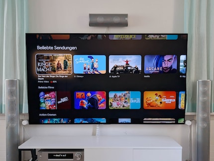 The start page is full of recommendations from installed apps.
