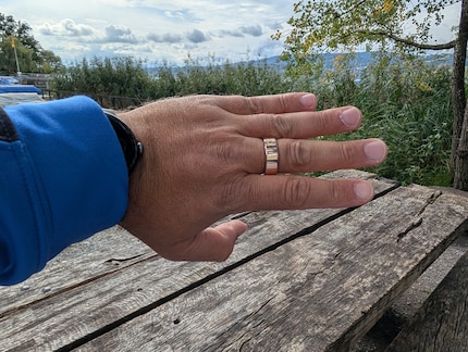De ring ziet er niet zo hoogwaardig uit als andere modellen.
