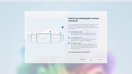 The new login screen for Recall.