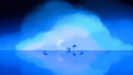 In the mirror world passages, the enemies are only visible on one side, but exist on both.