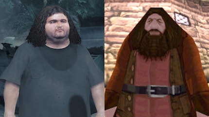 Het enige wat ontbreekt voor een gelijkenis van Hagrid is de baard.