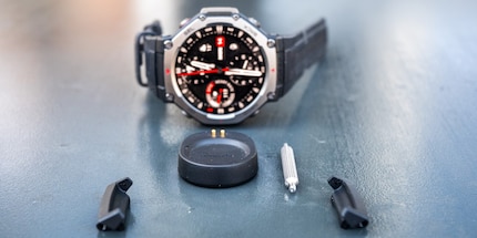 Amazfit deliberately doesn’t include a USB-C charging cable with the T-Rex 3.