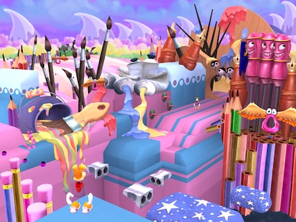 A concept for a level in Rayman 4.