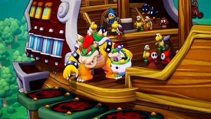 Bowser also gets involved in the action on Concordia later in the game.