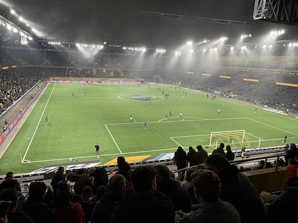 De banner in de middelste cirkel verdween niet helemaal - ik was niet precies genoeg.
