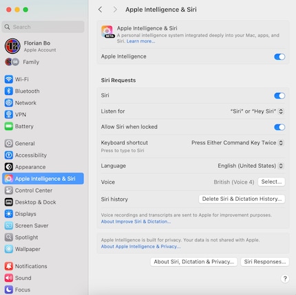 In de instellingen vind je de optie om Apple Intelligence in te stellen.