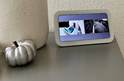 Auf dem Echo Show werden die Livebilder der beiden Kameras angezeigt.