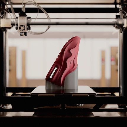 Schoen op drukknoop: tot nu toe werd de zool of het bovenmateriaal 3D-geprint, maar nu kan Nike het allebei.