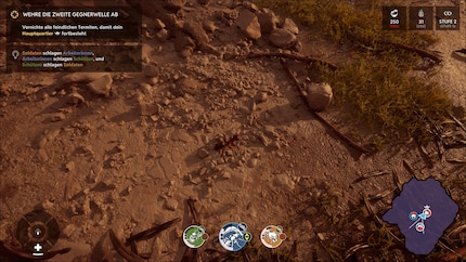 In the combat system, you have to pay attention to the rock-paper-scissors principle. The UI provides a short tutorial to help you.