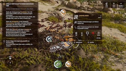 The construction system for the individual nests works via an interface on the ground.
