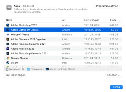 Die App-Übersicht ist ein vertrautes Bild für Windows-Umsteiger.