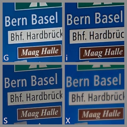 De zoom is bij allemaal wazig, de fijne details maken uiteindelijk de winnaar.