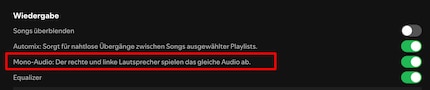 Mono kan helpen bij podcasts of luisterproblemen.