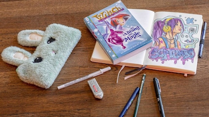 Bullet Journal en pennen mogen nooit ontbreken als ik het huis verlaat.