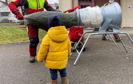 Een kerstboom om mee te nemen, graag.