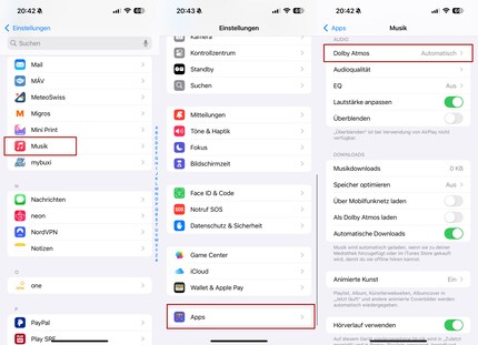 Het 3D-effect vereist een specifieke hoofdtelefoon, zoals de Airpods Pro 2.