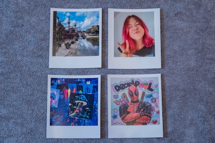 De kleine foto's zijn echt slim.
