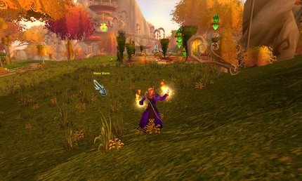 Mystische Bäume, kunstvolle Elfentürme und schwebende Zauberkristalle: Der Immersangwald in «World of Warcraft» ist meine Wohlfühloase.