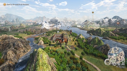 The overworld offers welcome breaks from the non-stop action.
