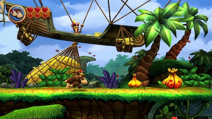 Donkey Kong and Diddy Kong set off on a new adventure to reclaim their bananas.