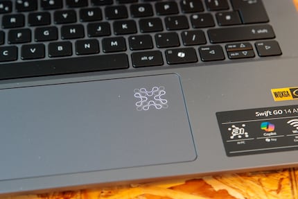 Das AI Lightning Touchpad in Aktion.