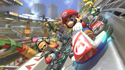 Mario Kart 8 Deluxe is the bestselling Switch game.