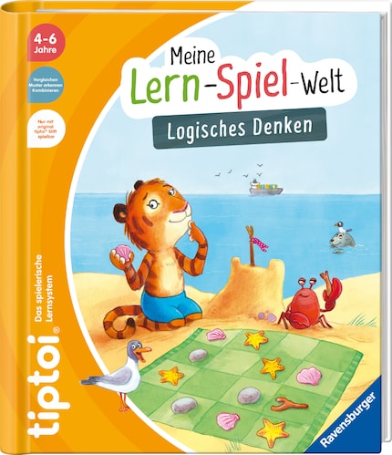 Kinderen tot zes jaar kunnen hun vermogen om logisch te combineren en te denken trainen met Tijger Theo.