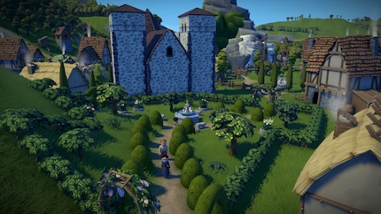 From Early Access: I built this park myself using a range of decorative elements.