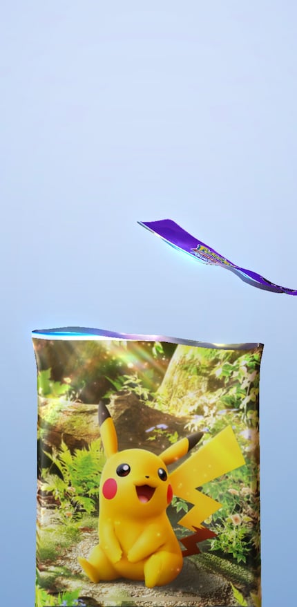 The game even simulates the feeling of tearing open a packet.