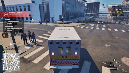 Passers-by behave oddly when the siren wails, sometimes jumping in front of my vehicle.