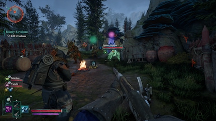 My companions are happy to fight along, like dwarf Marius (pictured left). But they could do with thinking a bit more.