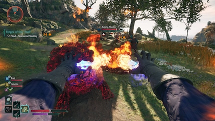 Barbecuing enemies is one of my favourite hobbies.